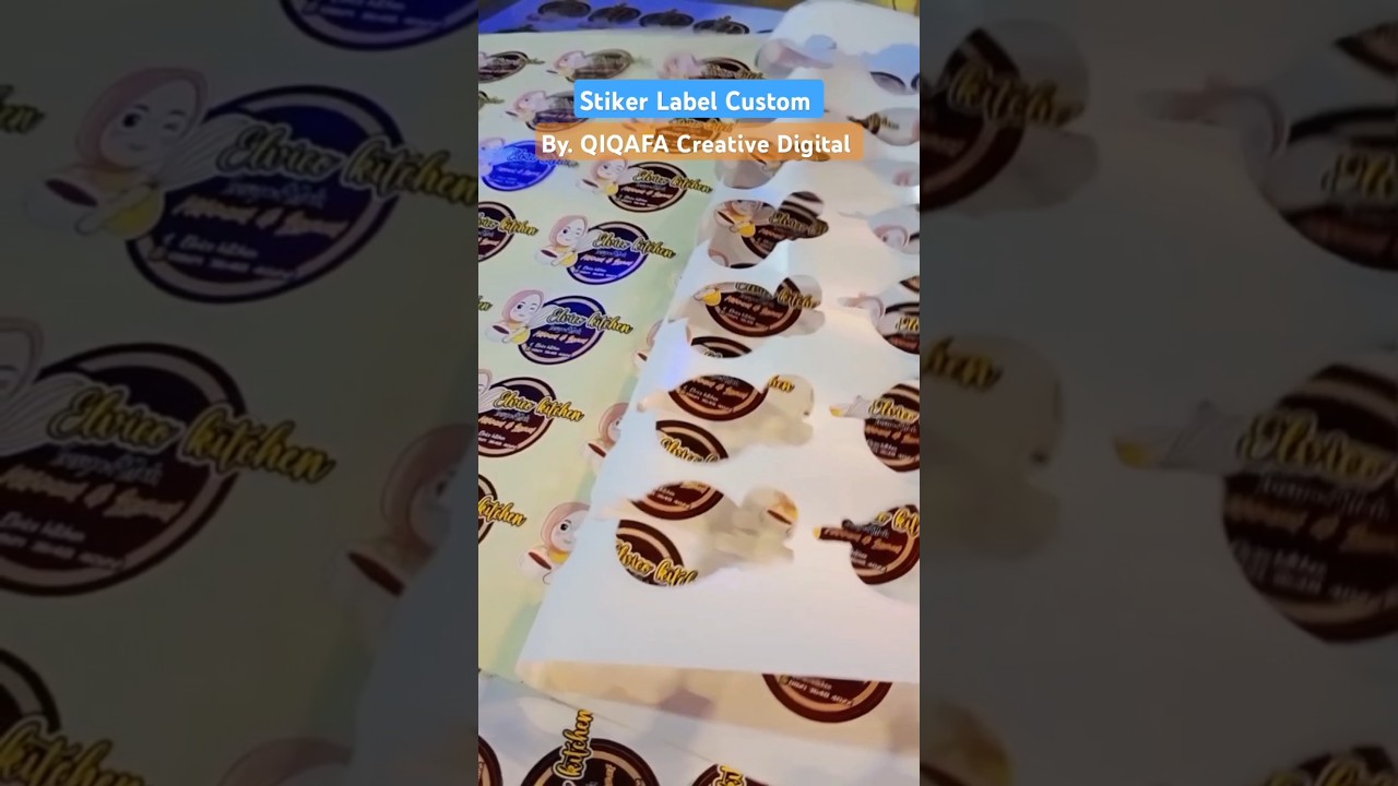 Stiker Label Product Custom 