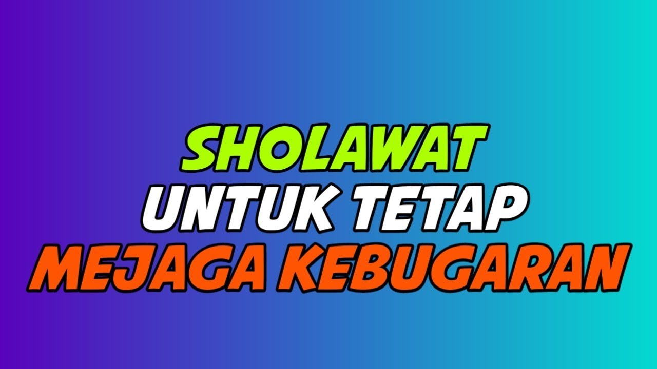 SHOLAWAT KUAT JIMAK SETARA 30 LELAKI JANTAN