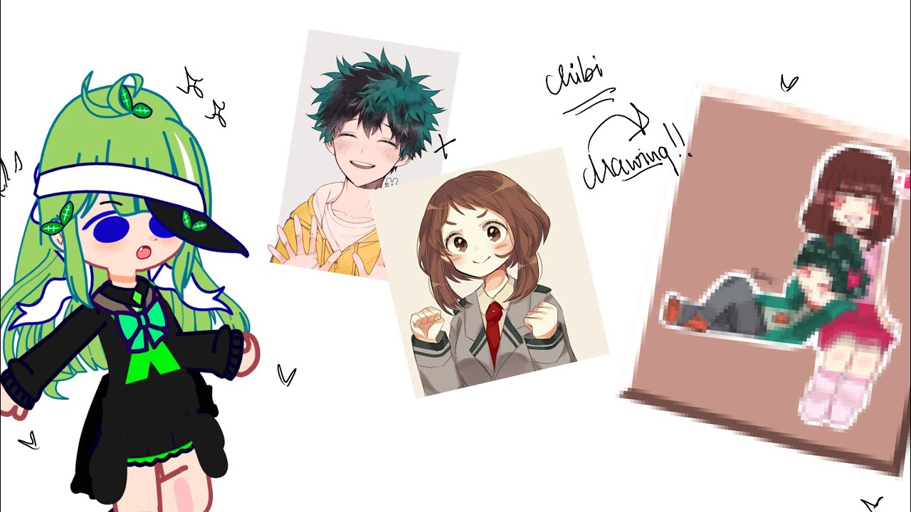 Drawing Izuocha in Chibi style! II Izuocha☘️🍓II SpeedPaint 🧸 / MHA/「 僕のヒーローアカデミア」II