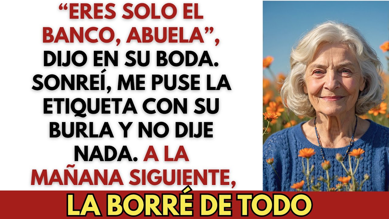 Mi nieta dijo “Eres solo el banco, abuela” — ahora no recibirá nada