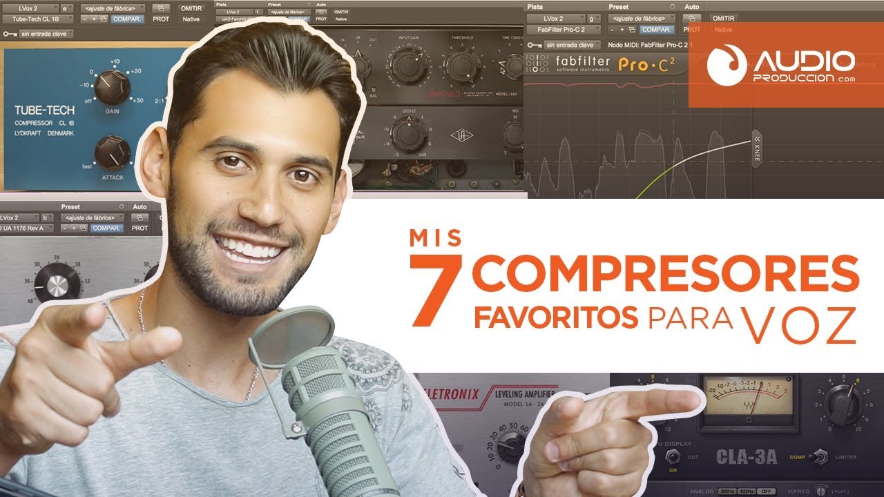 Mis 7 Compresores Favoritos Para Voz En Acción