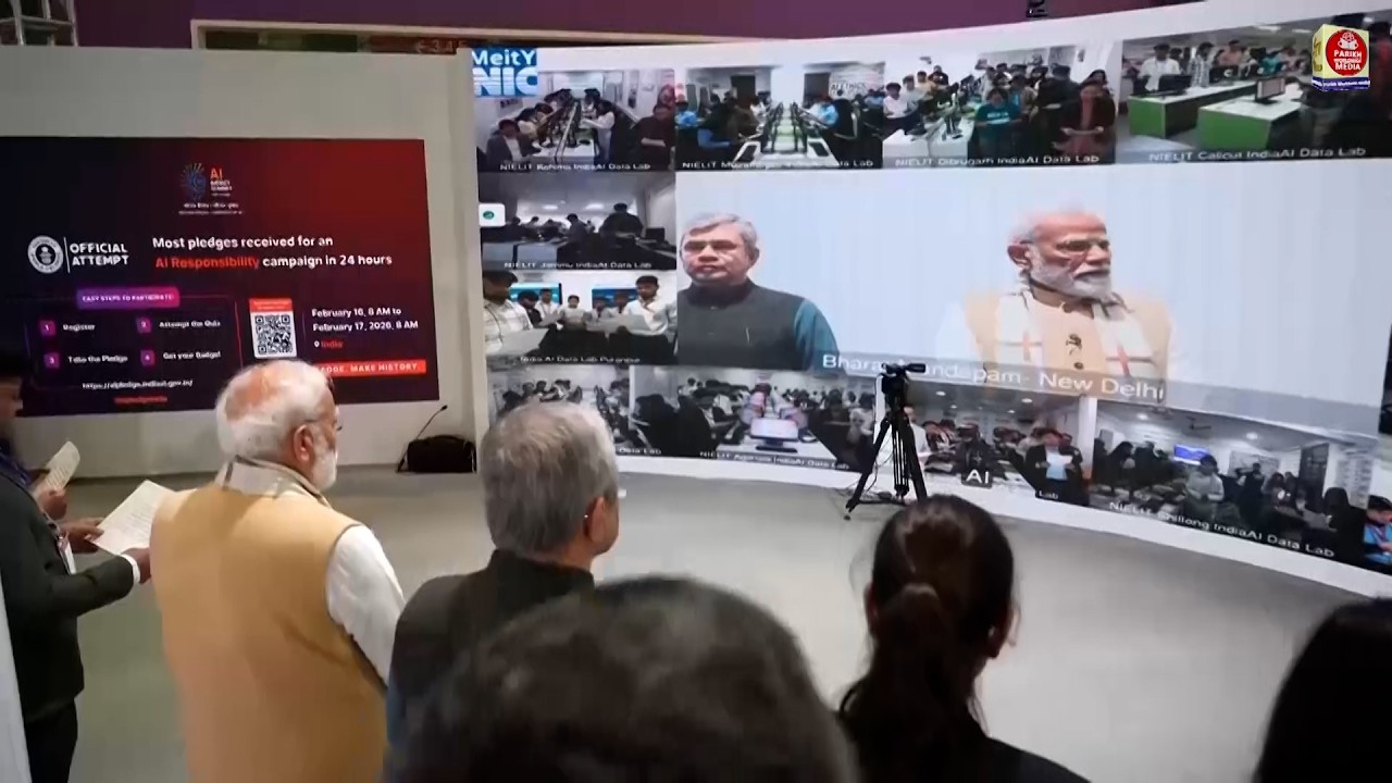 PM Modi Unveils India’s Biggest AI Showcase at Bharat Mandapam