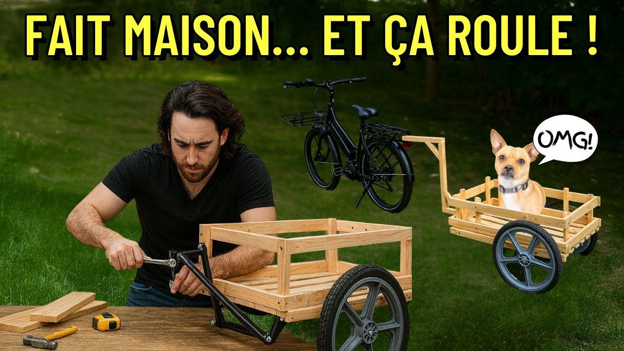 Construire une remorque DIY pour vélo ou vélo électrique !