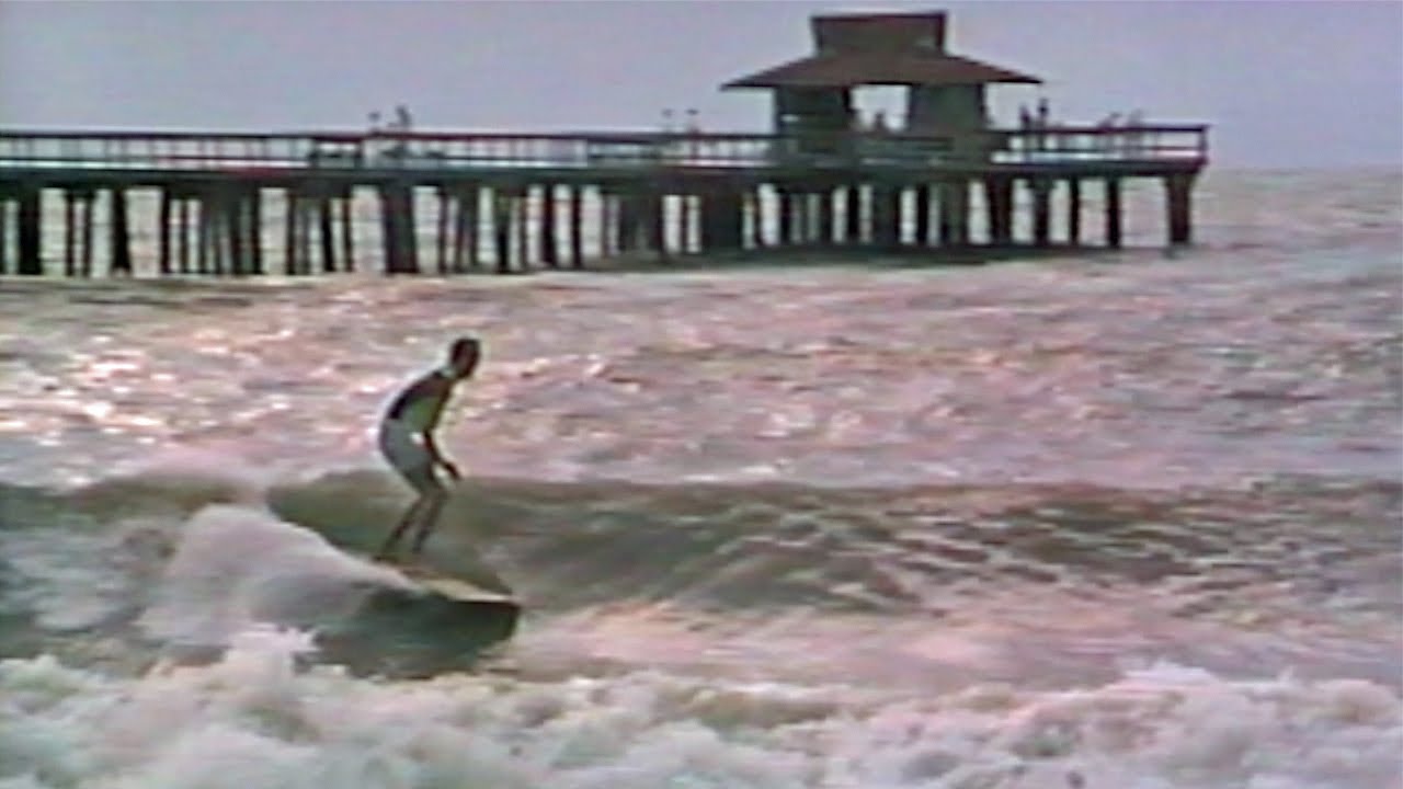 Surfing the Naples Pier in the 1980s