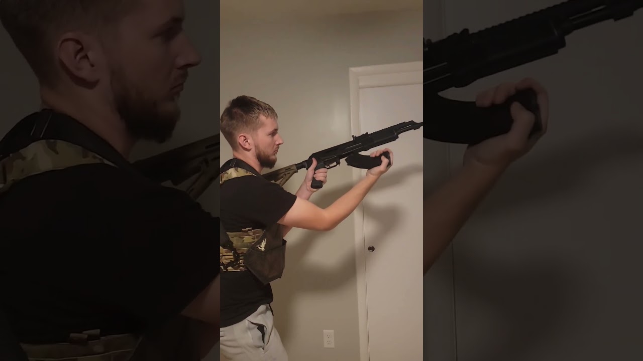 Left handed AK reload