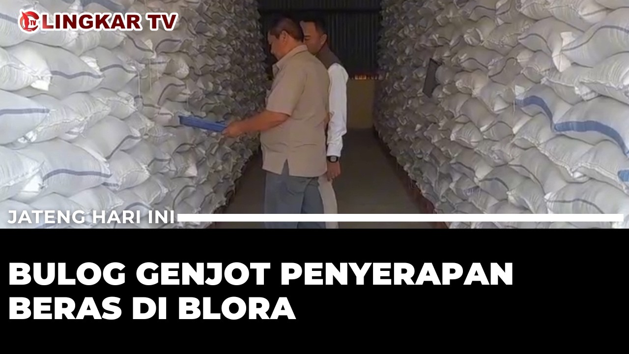 STOK BERAS AMAN JELANG LEBARAN, BULOG SERAP BERAS PETANI DI BLORA