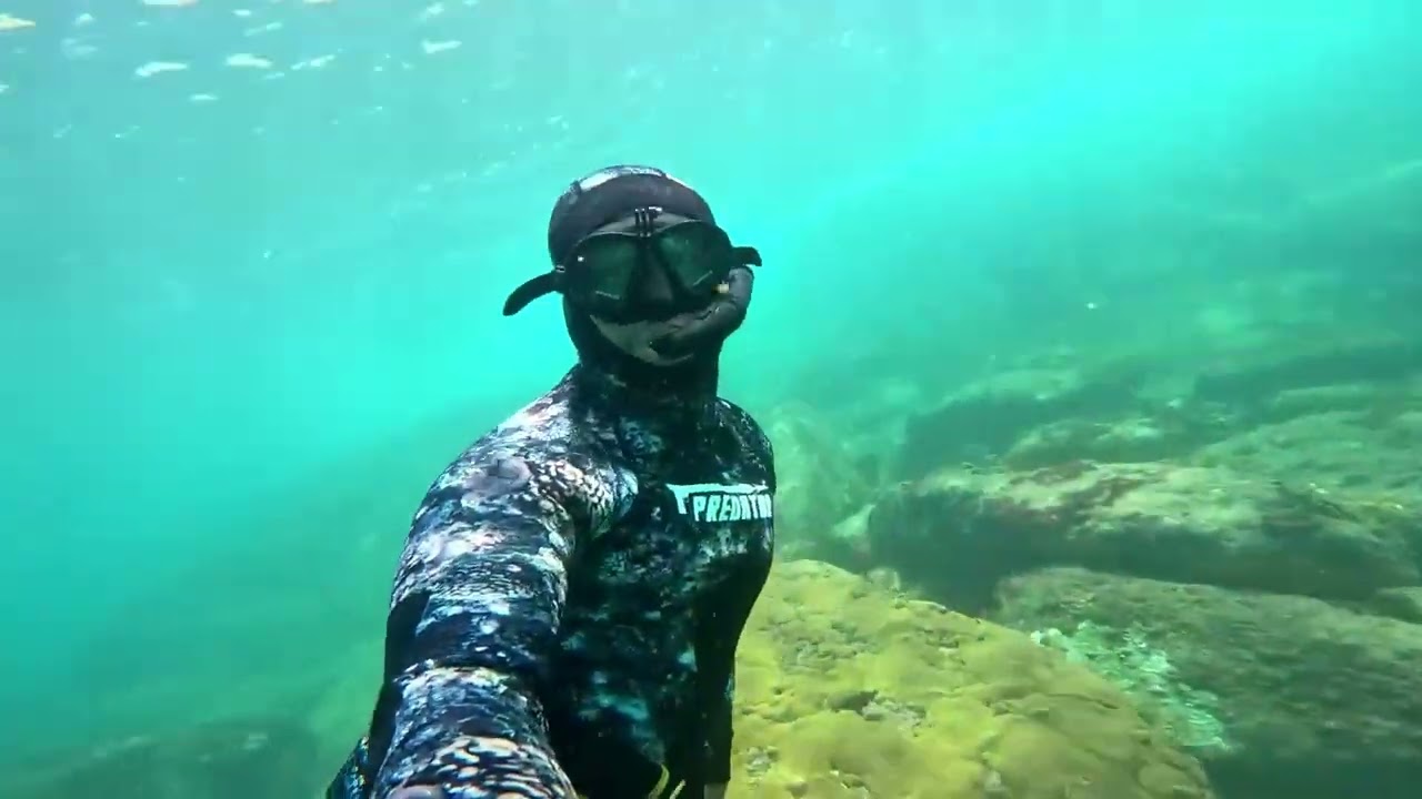 Mergulhando em Arrail do Cano com Conjunto Neoprene Dive Motion #mergulho #pescasub #wetsuits