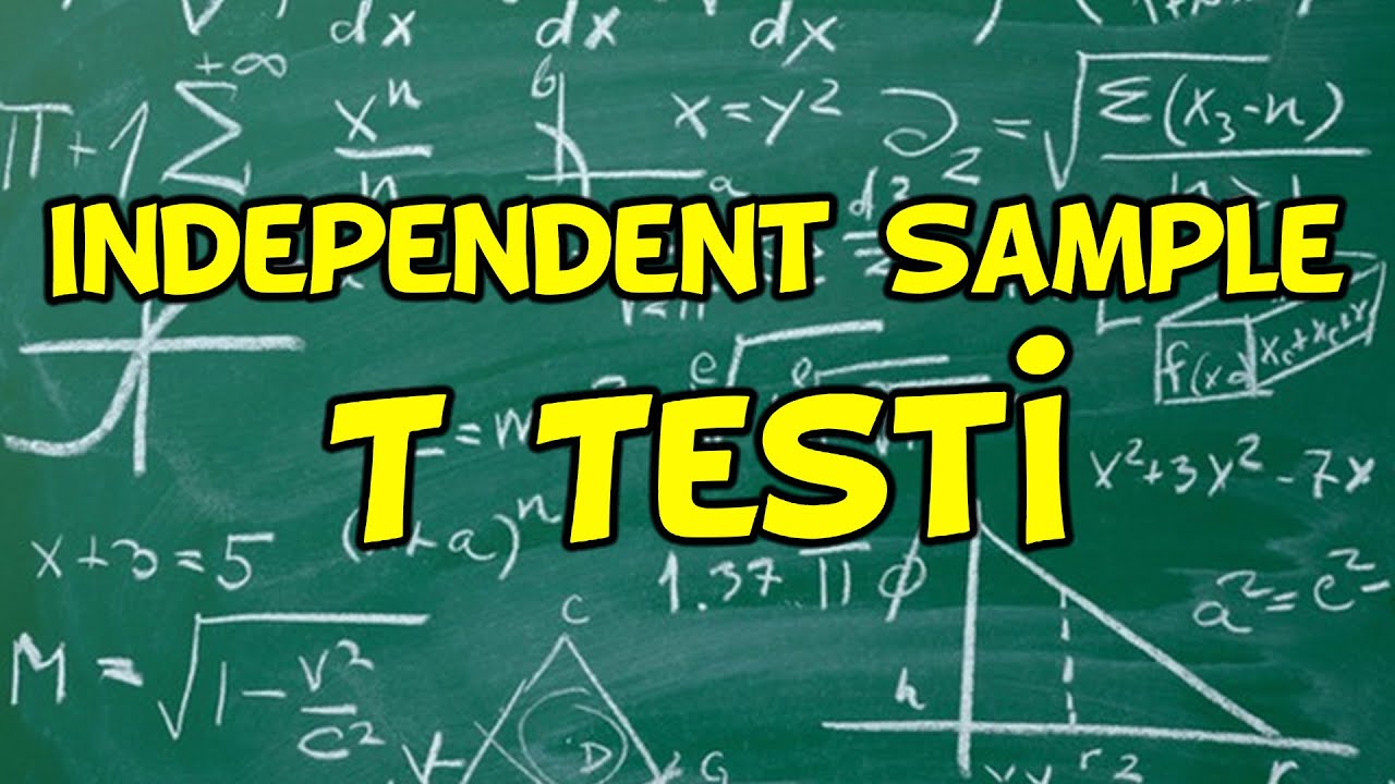 SPSS  T Testi Nasıl Yapılır?
