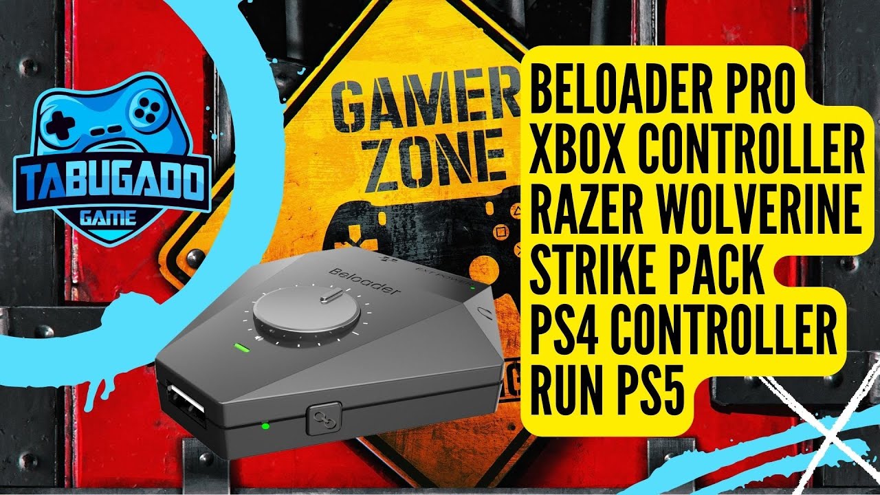 BELOADER PRO + RAZER WOLVERINE + XBOX CONTROLLER + STRIKEPACK + PS4 CONTROLLER = RUN PS5