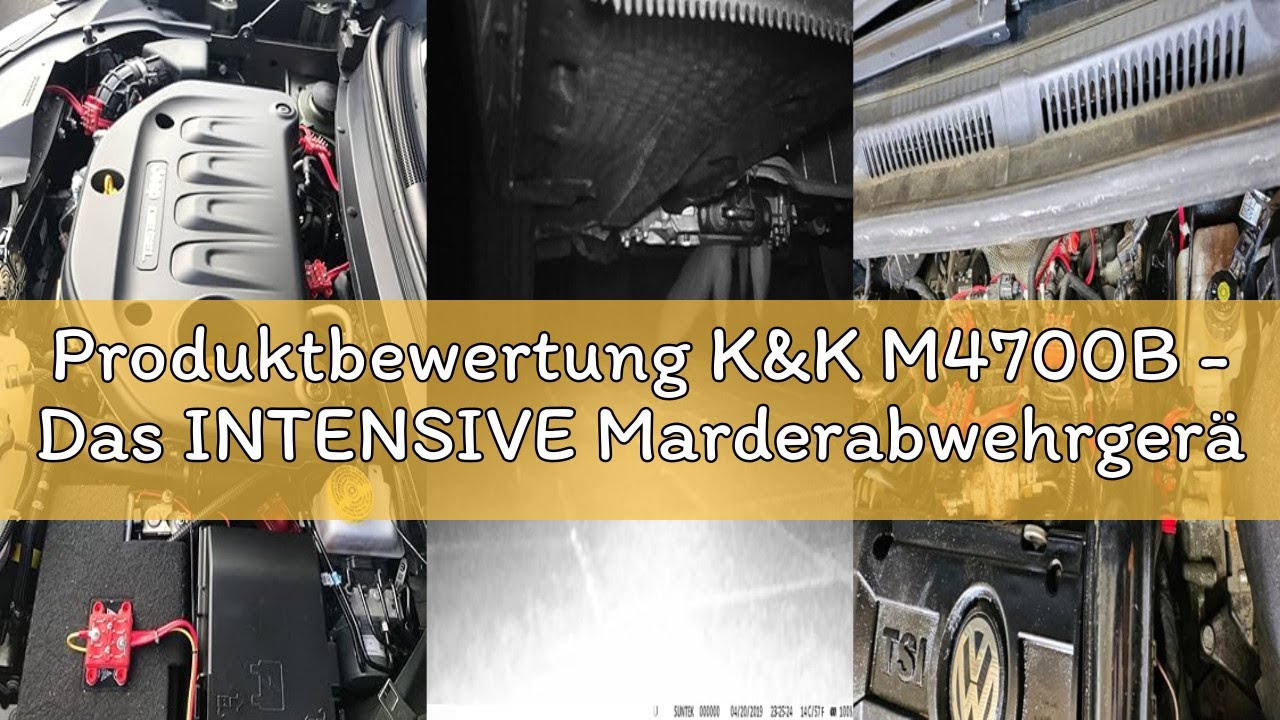 Produktbewertung K&K M4700B - Das INTENSIVE Marderabwehrgerät: Marderabwehr Ultraschall + Hochspannu