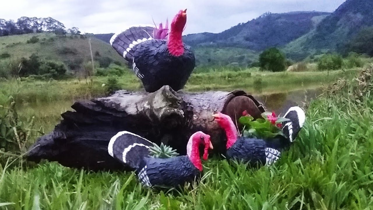 Como Fazer Lindos Vasos Em Formato De  Peru 🦃🦃