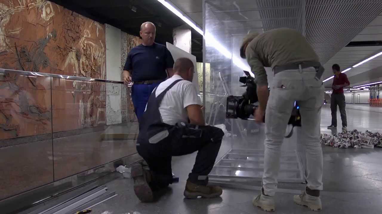 Ein Container voller M&uuml;ll - aus einer einzigen U-Bahn-Garnitur