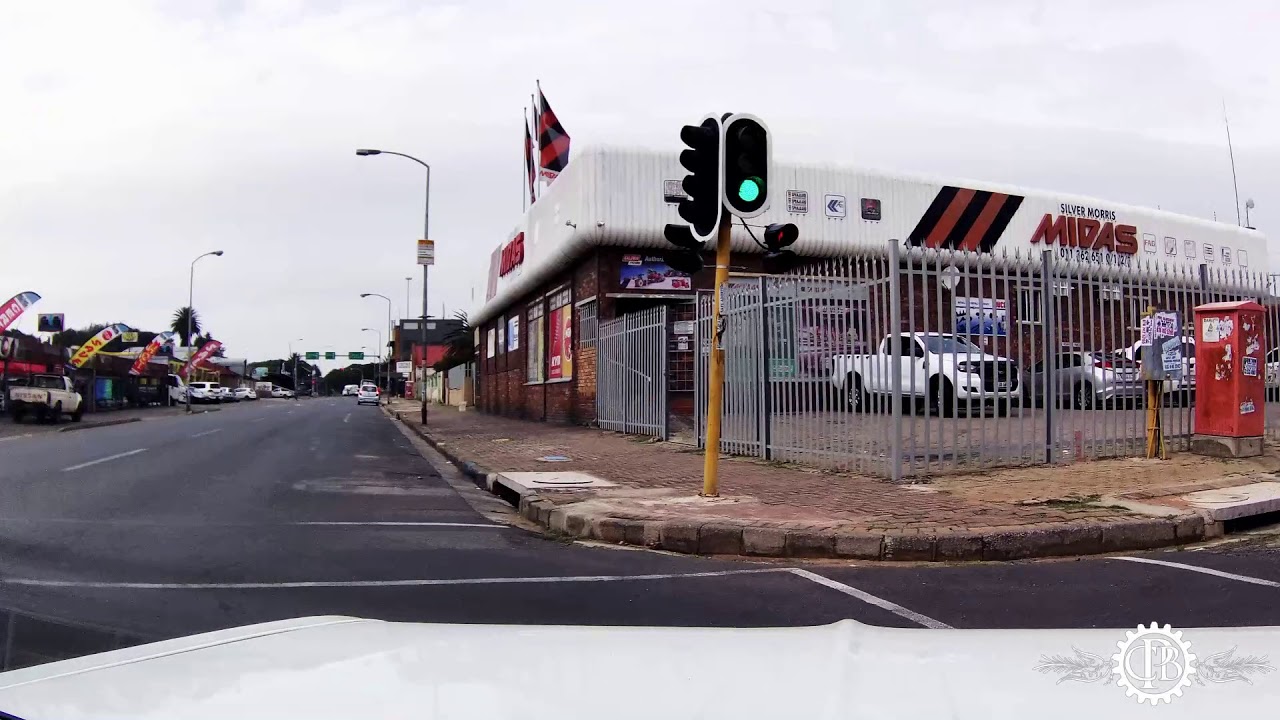 Akaso V50X Driving mode through Springs, old town road, Gauteng, South Africa