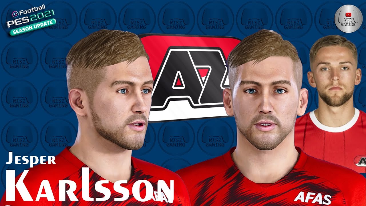 Create Jesper Karlsson AZ Alkmaar PES 2021 | PES 2020 | Face Build | NISZ Gaming