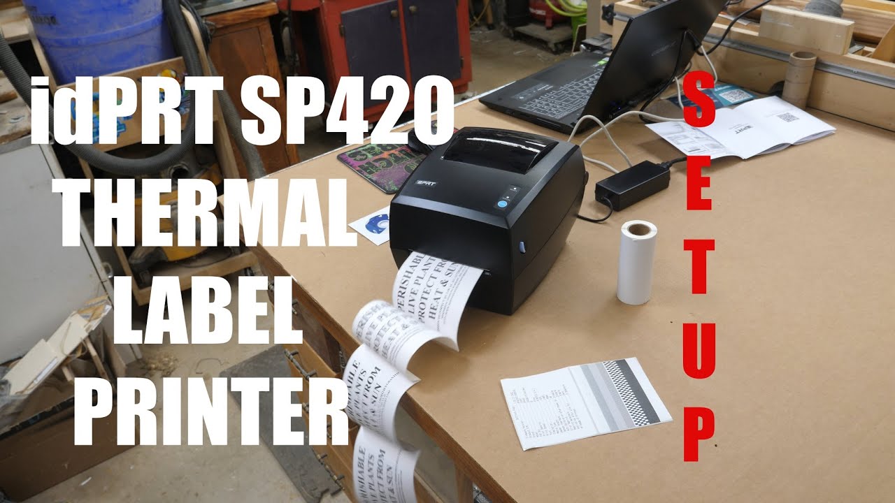 iDPRT SP420 Printer Setup and Demonstration