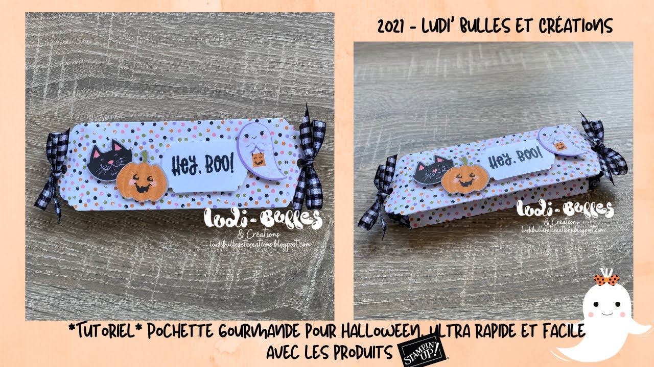 *Tutoriel* Pochette gourmande pour Halloween, ultra rapide et facile avec les produits Stampin' Up!