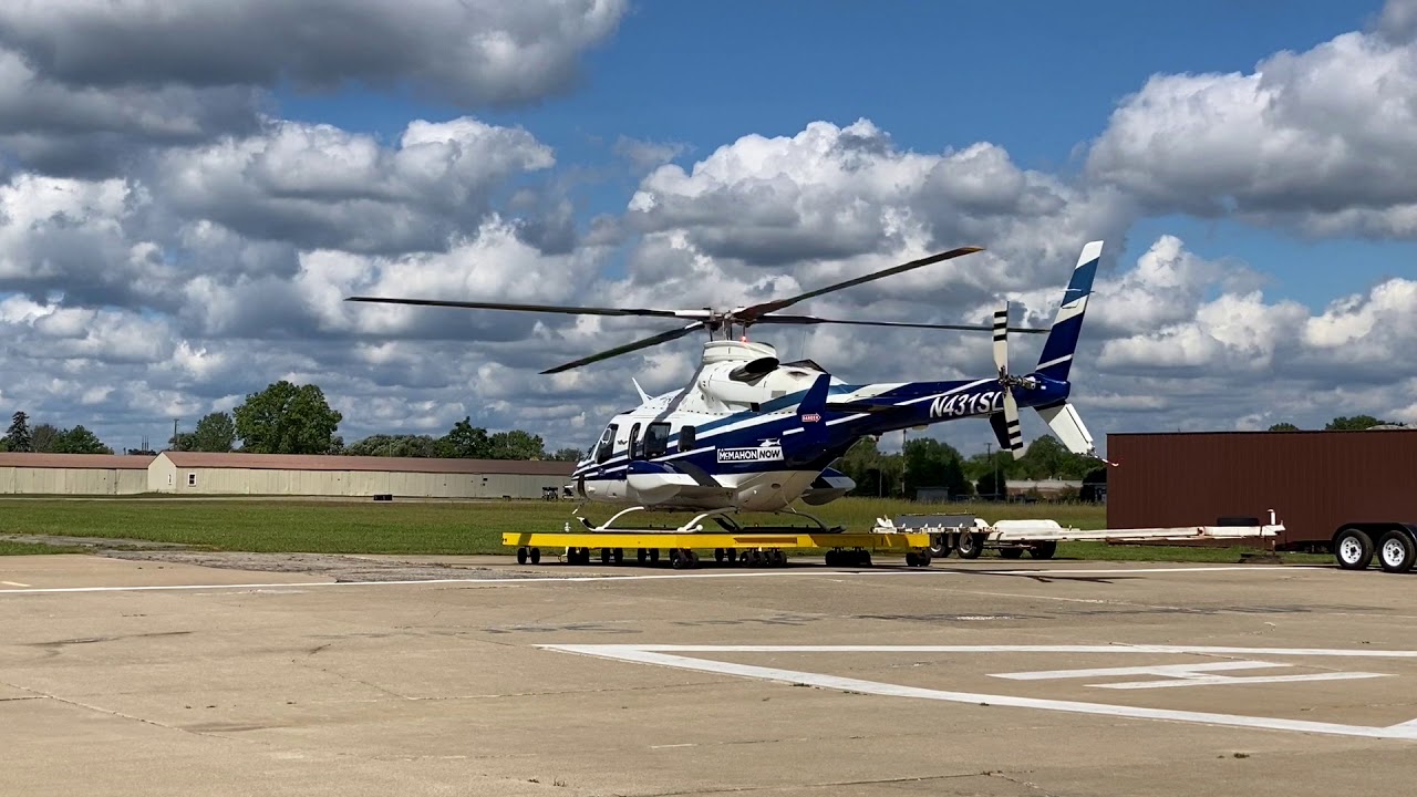 Bell 430 Engine Startup, Ground Run & Takeoff