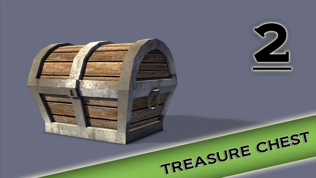 Учебное пособие по Autodesk Maya 2013 — Моделирование сундука с сокровищами, текстурирование, осв...