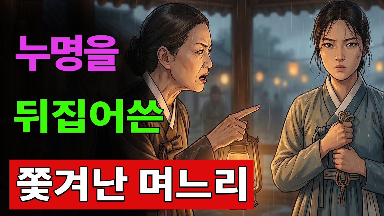 전통 시장에서 다시 선 며느리… 매듭띠가 이끈 진실, 향약의 규칙이 거짓을 무너뜨리다 #사연 #야담
