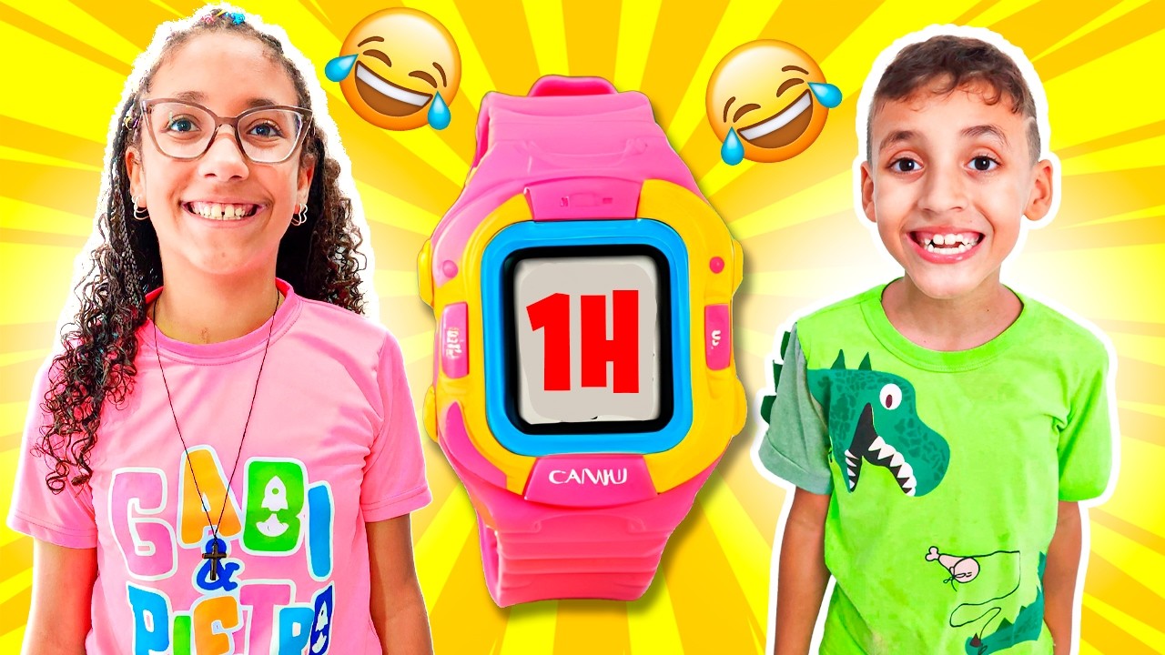 Gabi e Pietro em 1 Hora de Historinhas Engraçadas Para Crianças 😂✨🎉