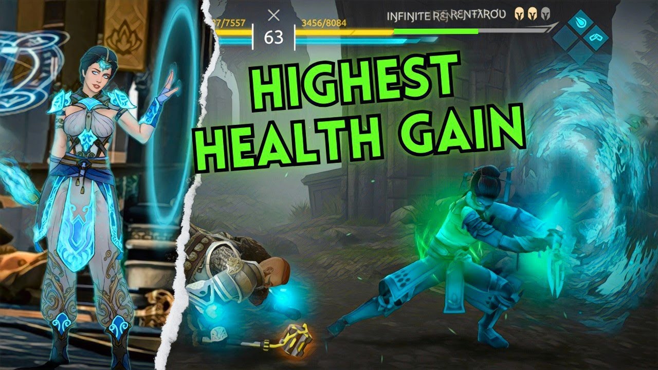 This Formula made her the Highest Healing Hero in the Game 😵‍💫 || Shadow Fight 4 Arena
