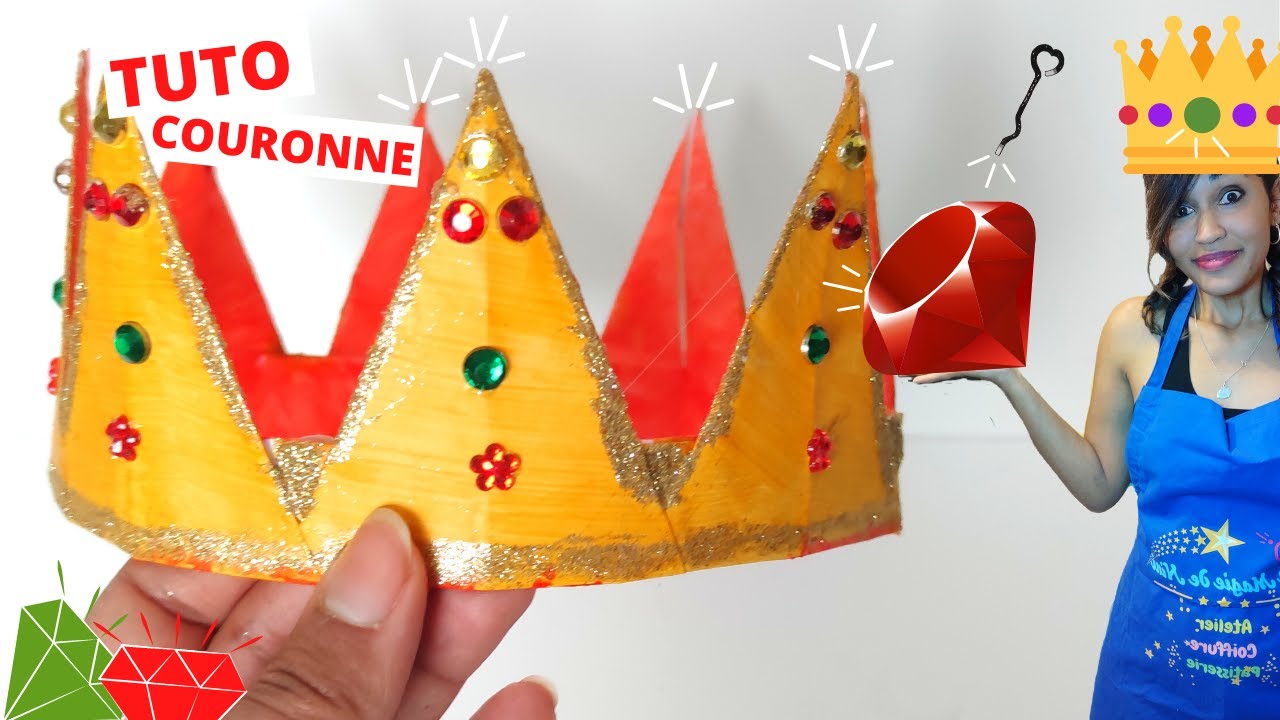 Comment faire une couronne? #tutocouronne #couronnegalettedesrois #ateliercouronne