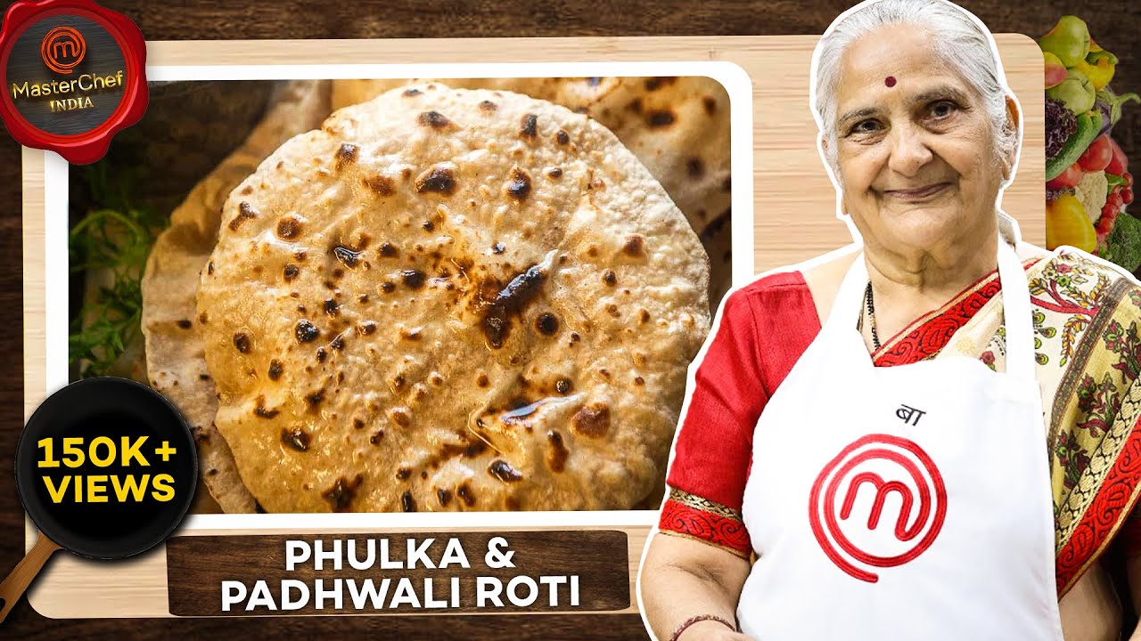 Phulka Roti & 2 Padhwali roti by Gujju Ben I How to make Roti at home I 60 yrs of Exp