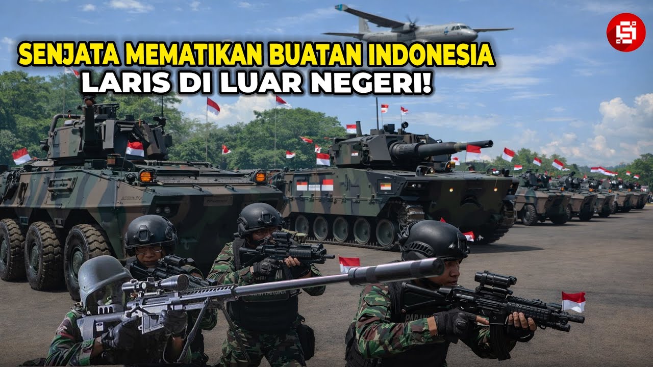 SENJATA BUATAN RI DIBURU DUNIA! 5 Alutsista Buatan Indonesia yang Diekspor ke Banyak Negara!