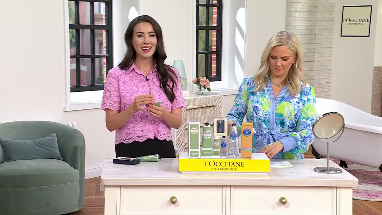 L'Occitane Hand Cream Home and Away Set with Squeeze Key on QVC