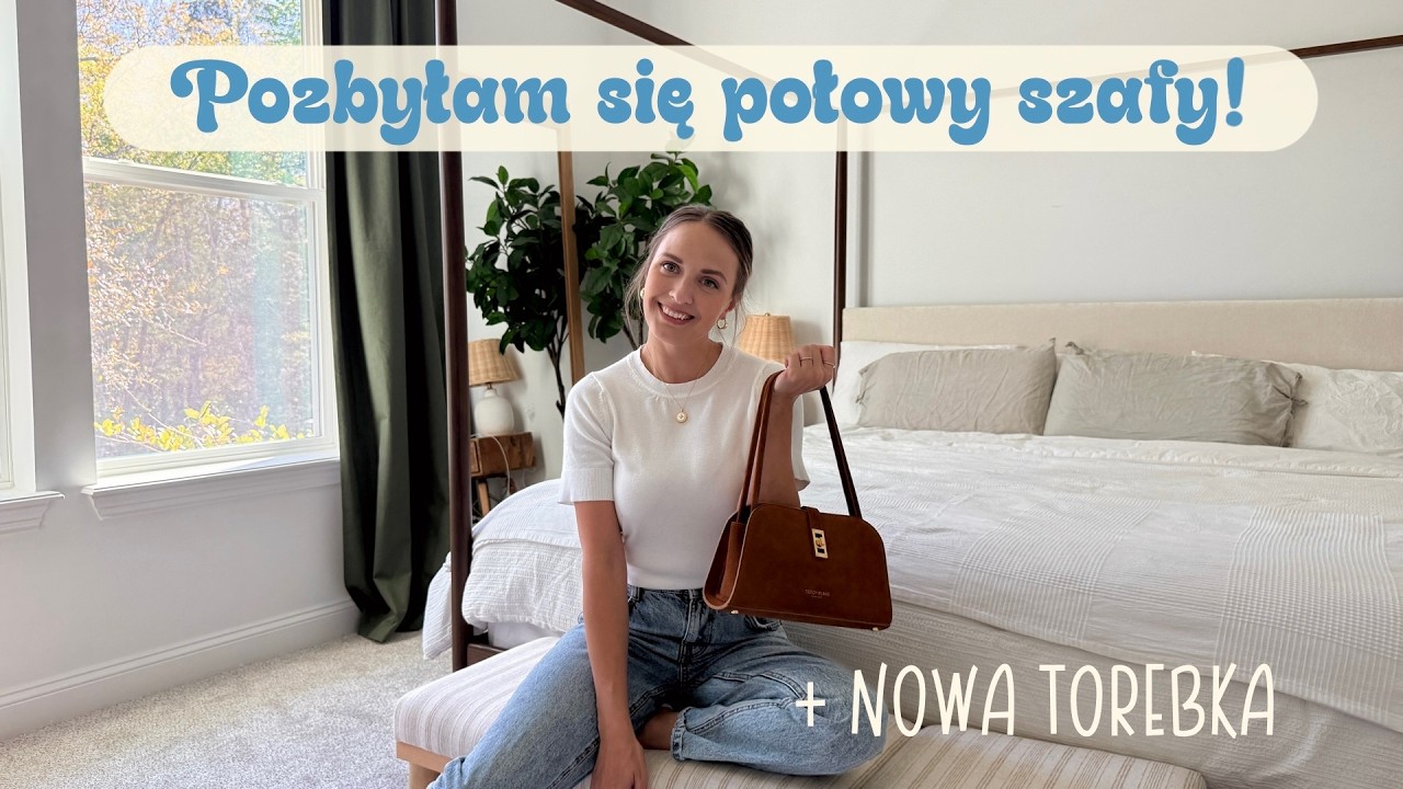 Pozbyłam się połowy ubrań?! 😱 Wiosenny reset szafy + nowa torebka 👜 kod rabatowy