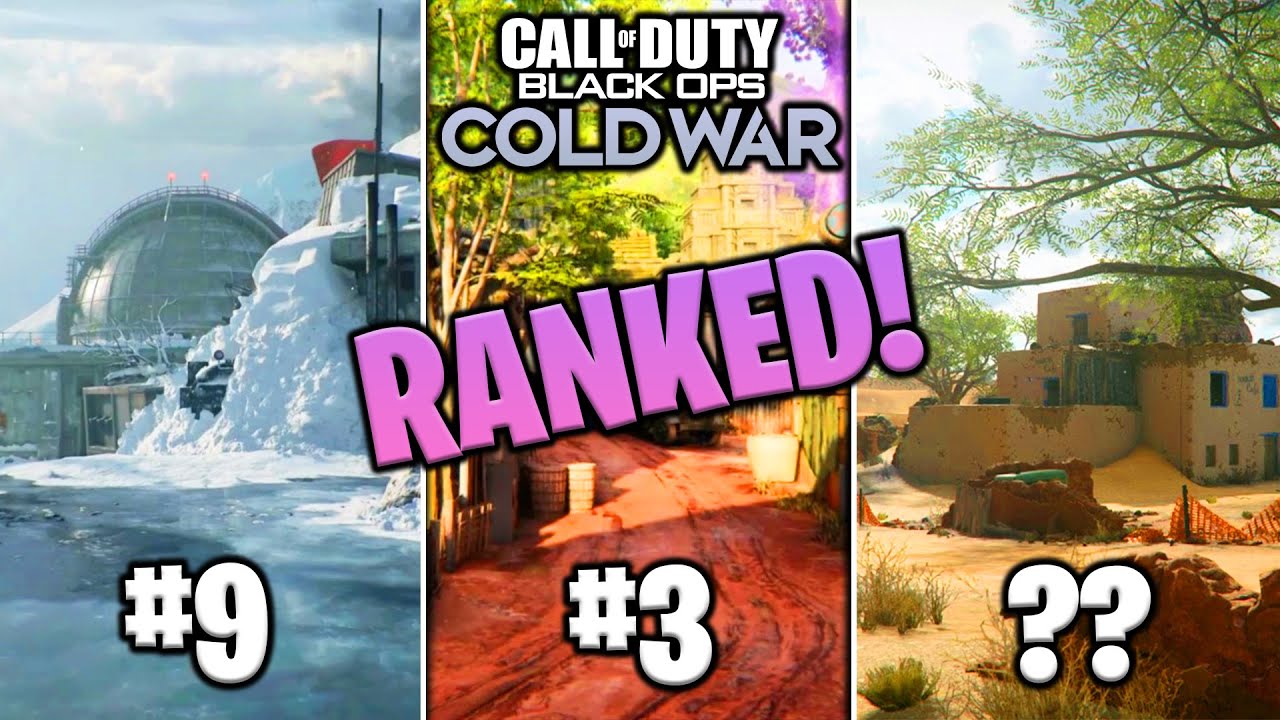 EVERY BLACK OPS COLD WAR MULTIPLAYER MAP RANKED!!! (Including DLC)