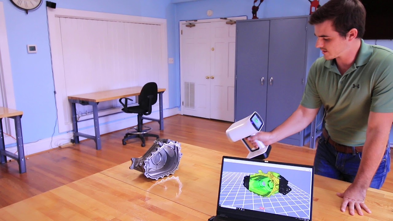 Scanning Mechanical parts with the Artec Leo 3D Scanner