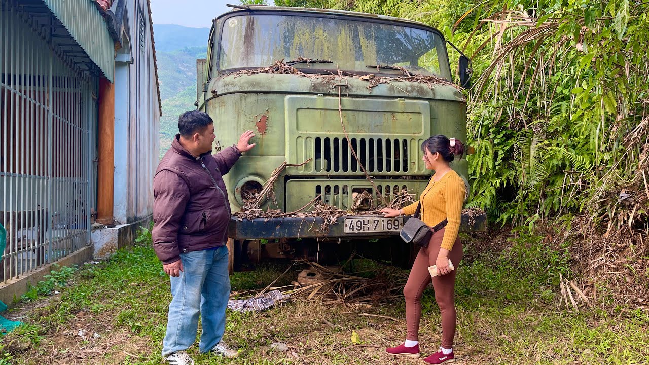 Girl's Challenge in Restoring IFA Car and Repairing the Whole Wheel