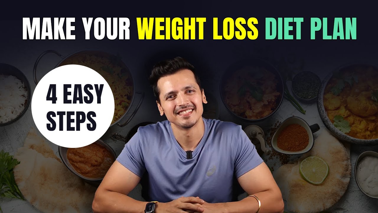 Make your own Diet Plan for Weight Loss & Fat Loss | 4 Easy STEPS for Meal Planning