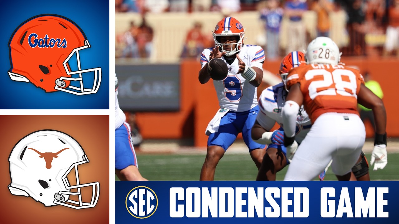 Florida Gators против Texas Longhorns | Сокращенная версия матча | SEC Football 2026