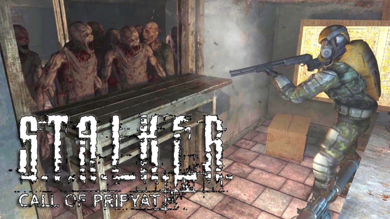 Zombie Horde attacks The Freedom Military Base! S.T.A.L.K.E.R.: Call of Pripyat NPC Wars