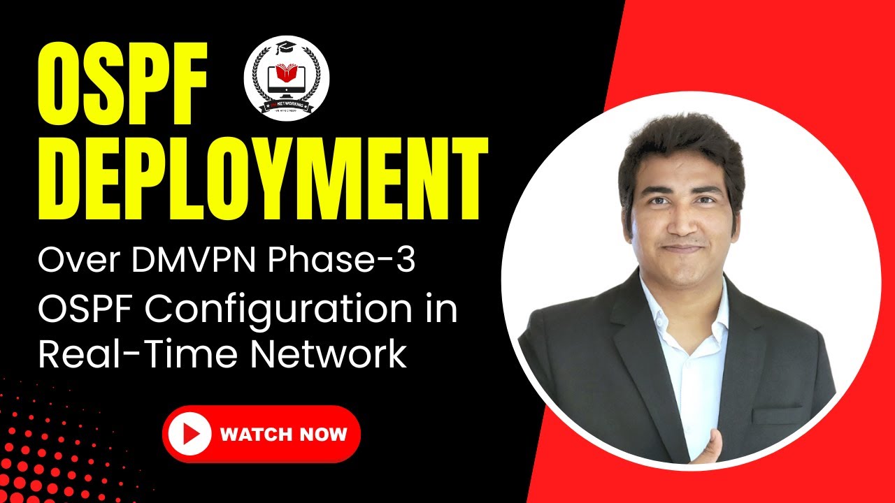OSPF Deployment over DMVPN Phase-3 | OSPF Configuration in Real-Time Network