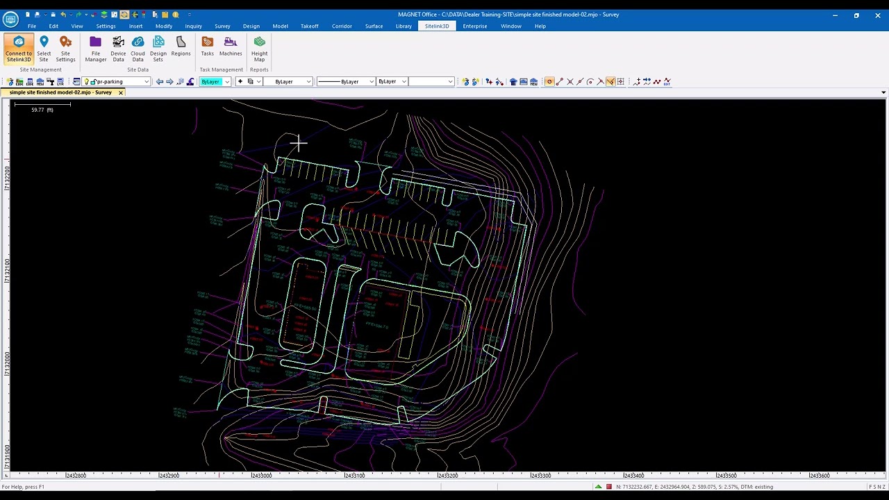 Topcon Office Workflow For Sitelink3D