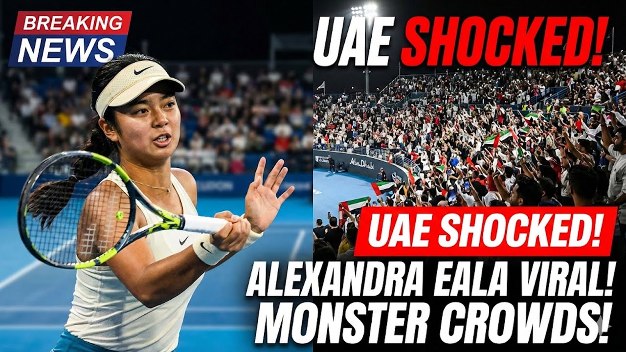 UAE in Awe Alexandra Eala Brings the Heat at Abu Dhabi Open   Fans Go Wild!