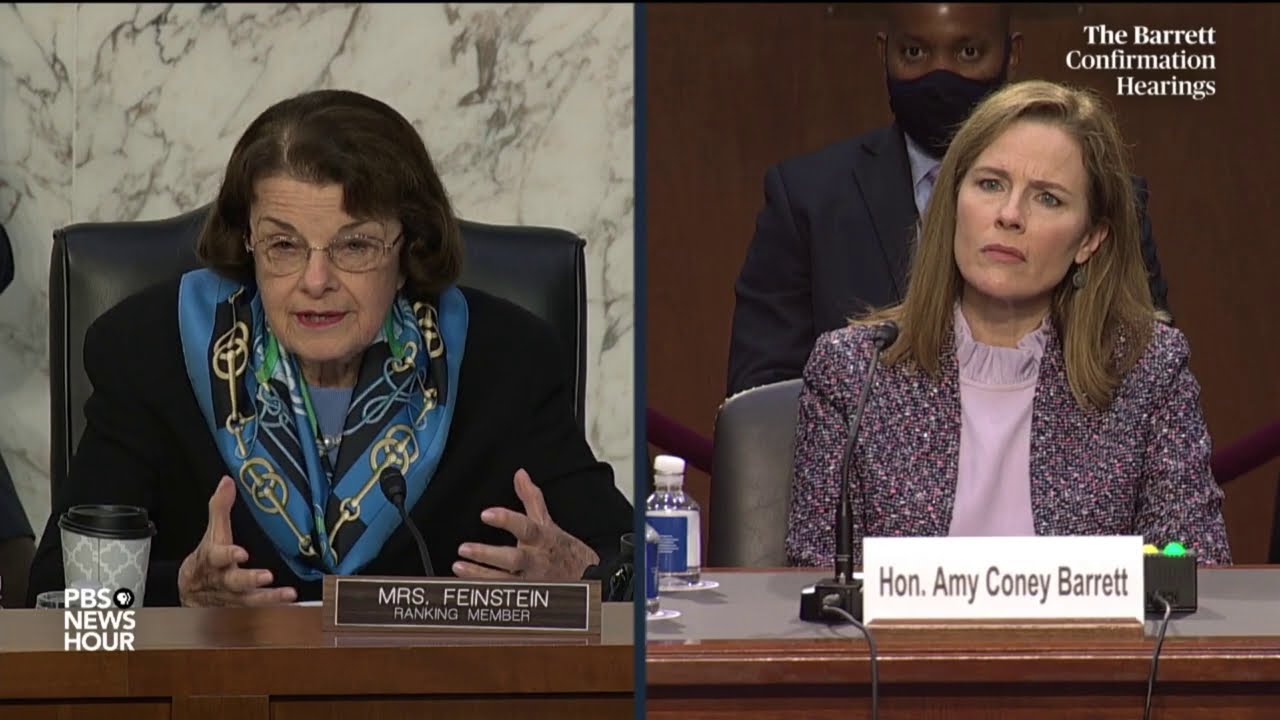 WATCH: Sen. Dianne Feinstein questions Supreme Court nominee Amy Coney Barrett