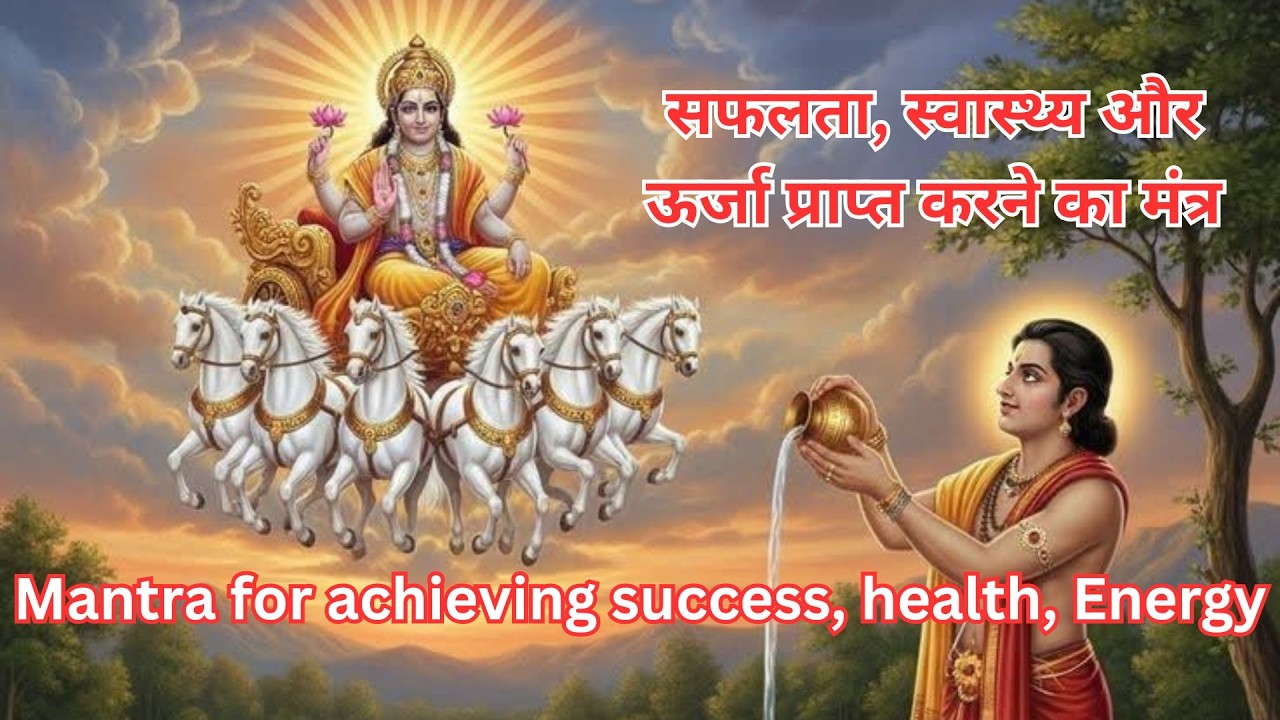 Mantra for achieving success, health, Energy, सफलता, स्वास्थ्य और ऊर्जा प्राप्त करने का मंत्र