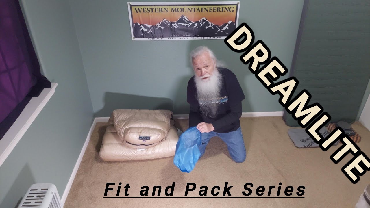 Western Mountaineering DreamLite Fit and Pack