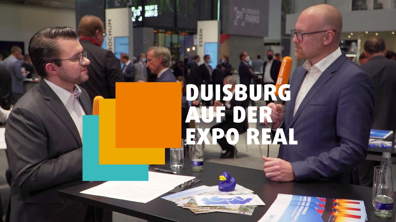 DUISBURG AUF DER EXPO REAL 2021 | INTERVIEW MIT SÖREN LINK | OBERBÜRGERMEISTER DER STADT DUISBURG