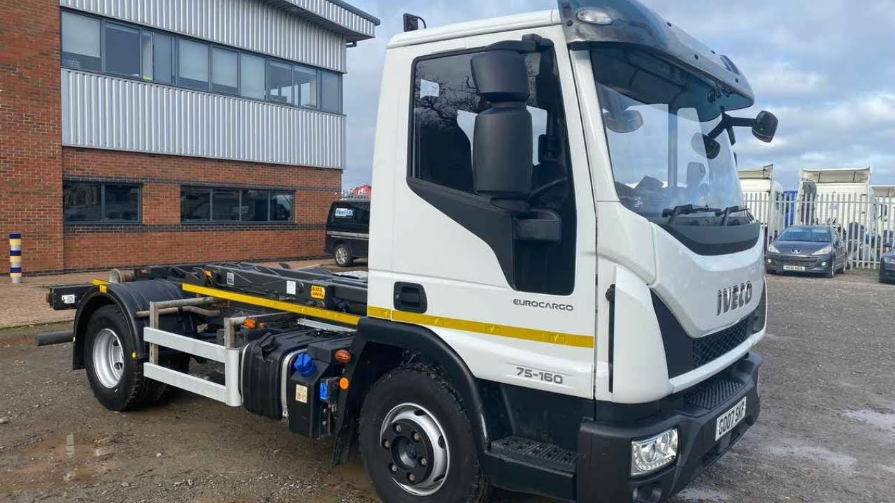 IVECO EUROCARGO 75-160 *EURO 6* 7.5 TONNE HOOK LOADER 2020 - GO07 SKP