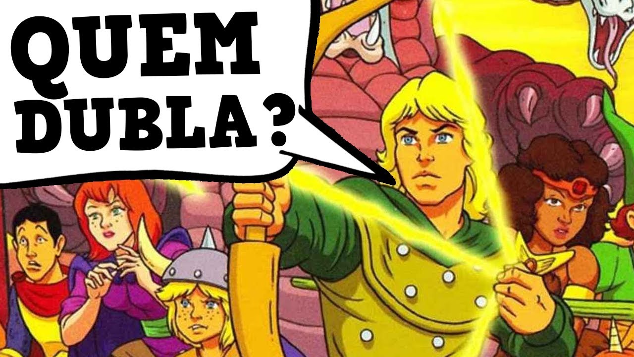 CONHEÇA OS DUBLADORES DE A CAVERNA DO DRAGÃ0