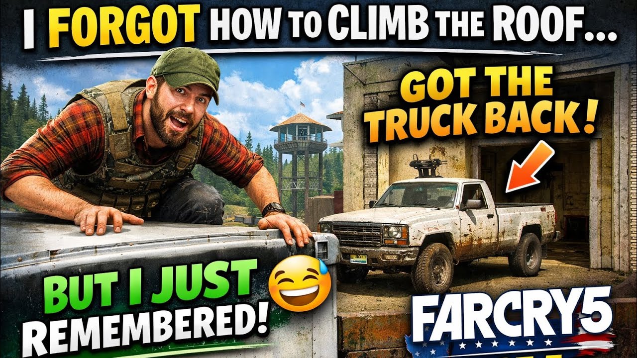 I Forgot How to Climb the Roof 😅… But I Just Remembered | Far Cry 5 Part 5