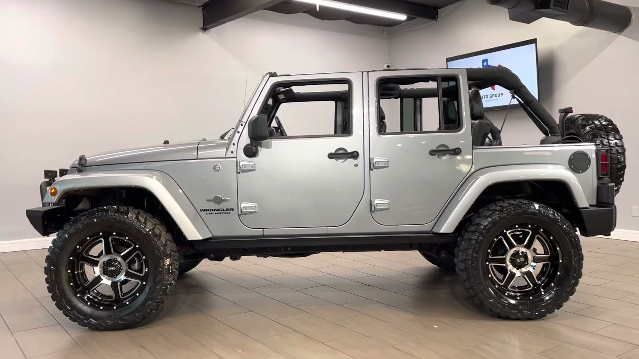2014 JEEP WRANGLER UNLIMITED FREEDOM EDITION - OSCAR MIKE - 4X4 3.6L V6 SUV - CUSTOMIZED - LIFTED