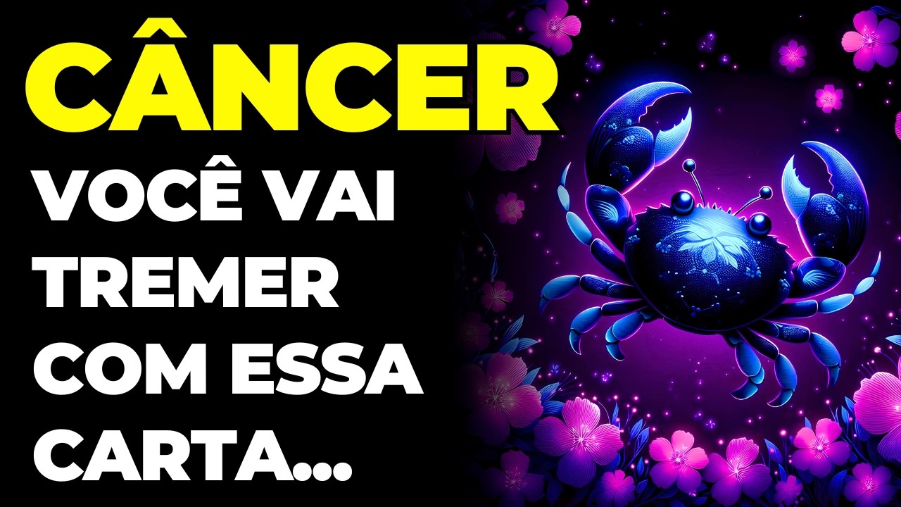 C&Acirc;NCER: 😱 UM ENVELOPE BRANCO VAI CHEGAR NA SUA CASA | VOC&Ecirc; VAI TREMER | PREPARA O CORA&Ccedil;&Atilde;O