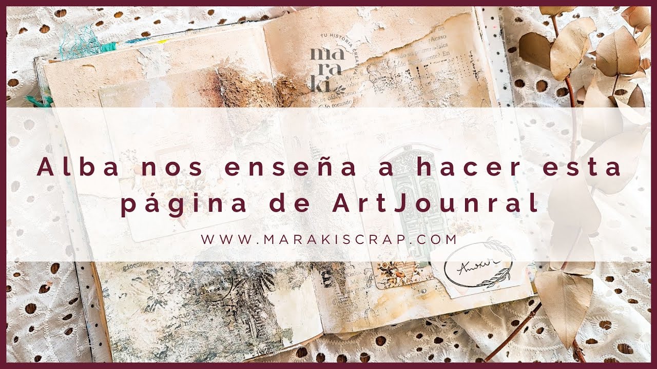 Alba nos enseña a hacer esta página de ArtJounral