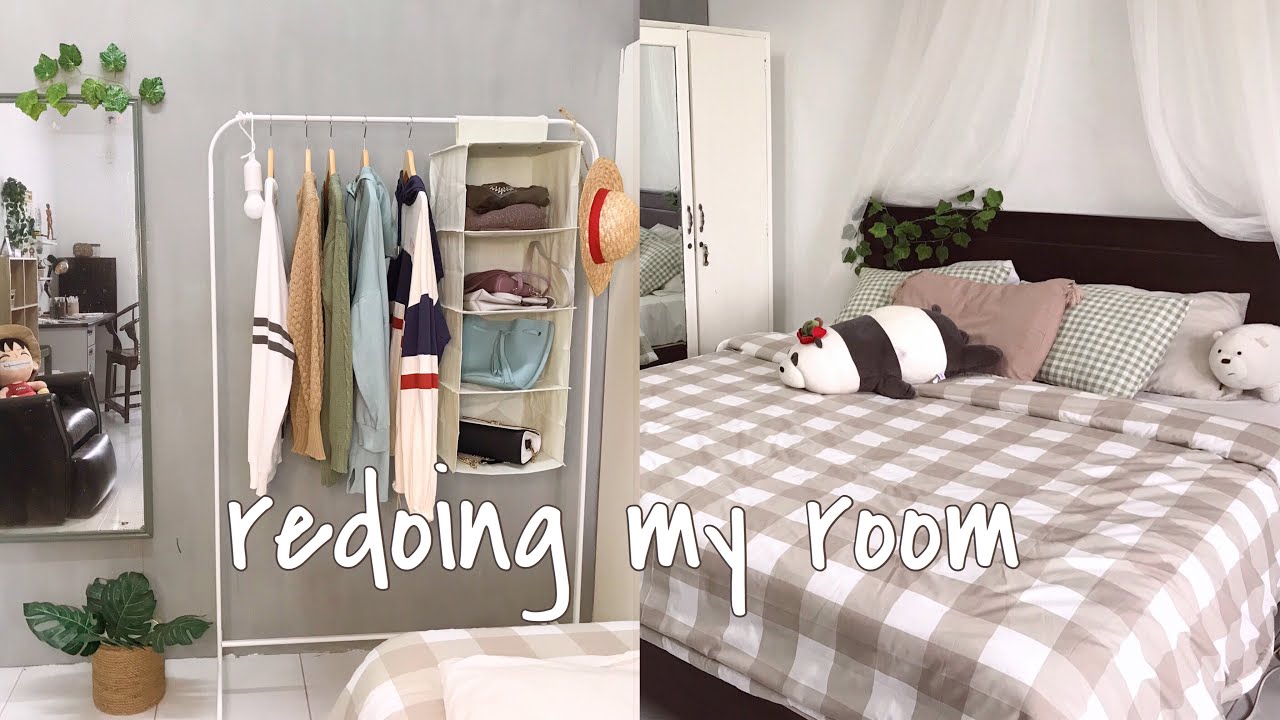 Aesthetic room makeover + diy 🛠 || indonesia || fuheechi 🌻